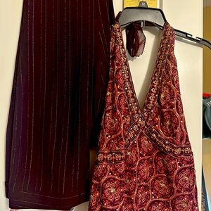 The Limited embellished tank and pant set